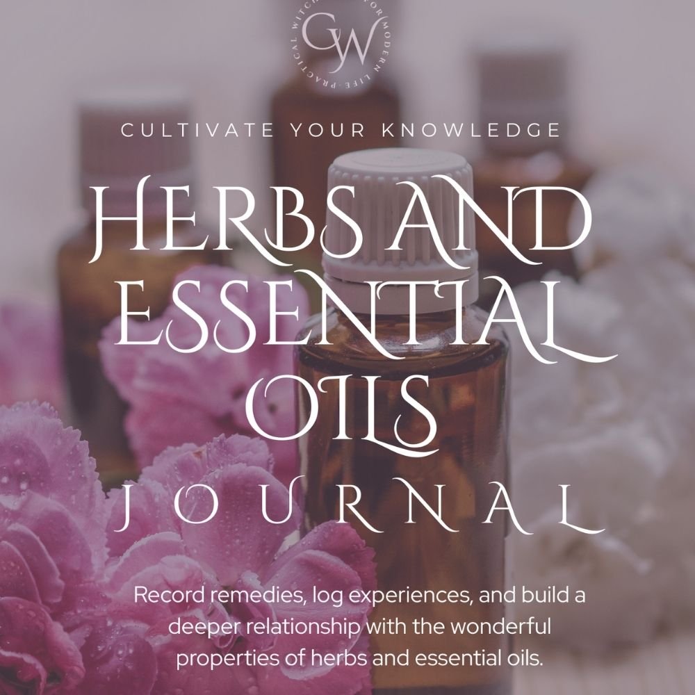 Herbs and Essential Oils Journal Cover