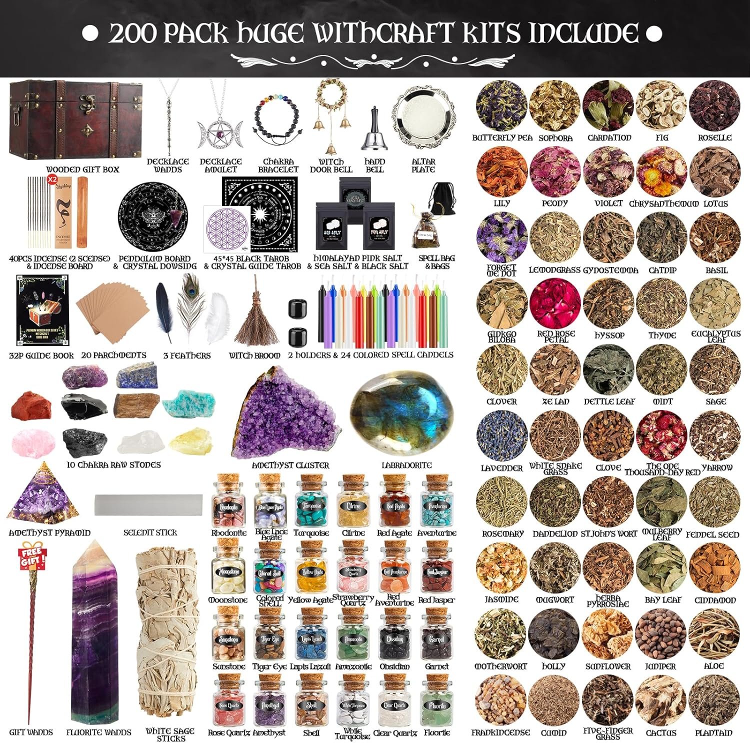 200-Piece Witchcraft Kit