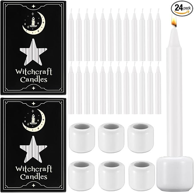 white candles for spellcasting